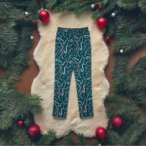 Candy Cane Christmas Pajama Pants | Holiday Lounge Pants | Size M